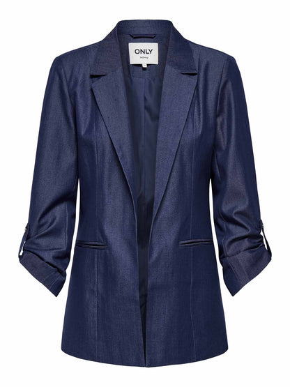 Blazer Only Kayle-Iria Life in denim da donna con manica 3/4
