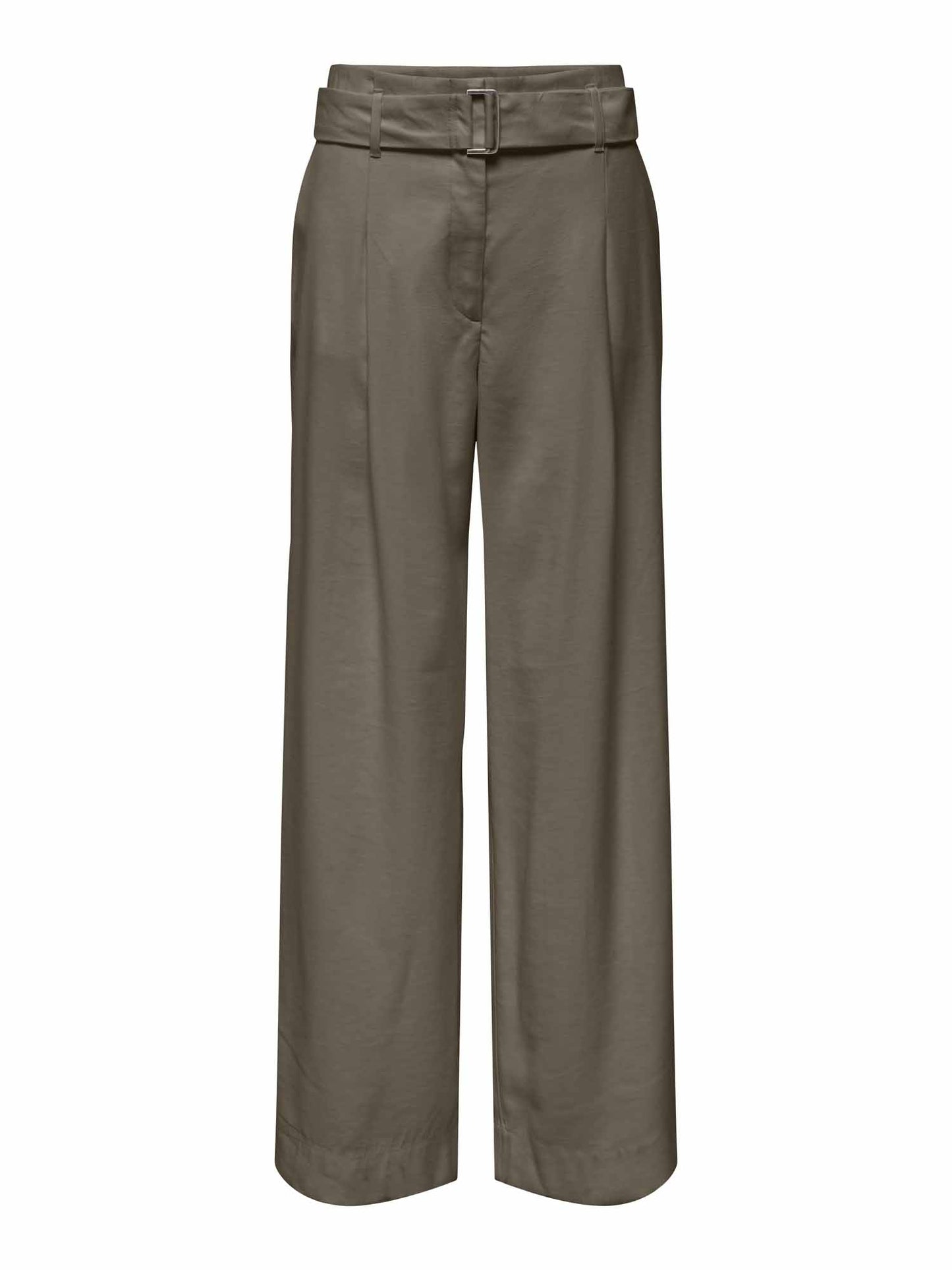 Pantaloni Only Tila stone wide fit da donna con cintura