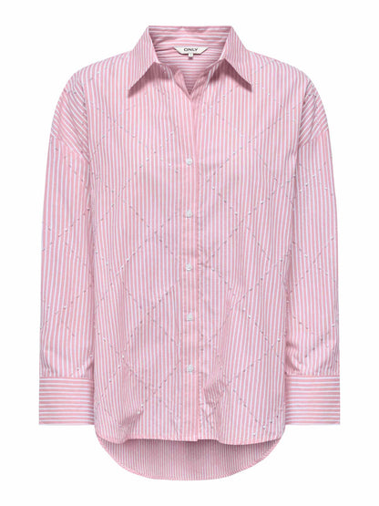Camicia rosa Onlzelena da donna, versatile e raffinata per ogni giorno