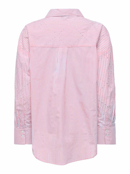 Camicia rosa Onlzelena da donna, versatile e raffinata per ogni giorno