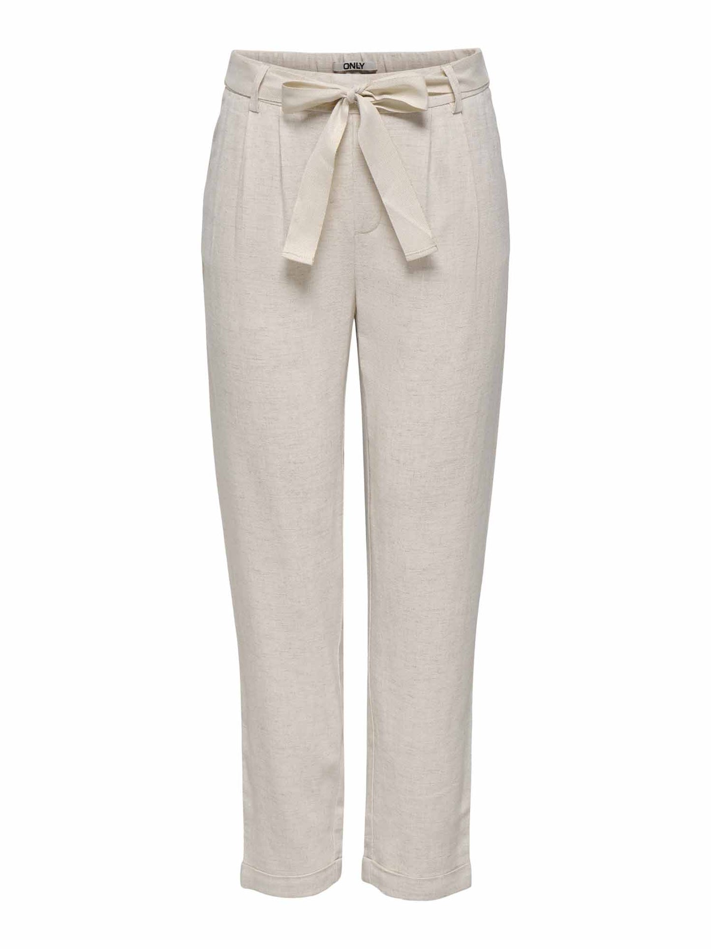 Pantaloni beige donna Only Rita per la primavera-estate