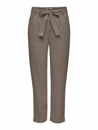 Only Rita, pantaloni da donna marroni primaverili