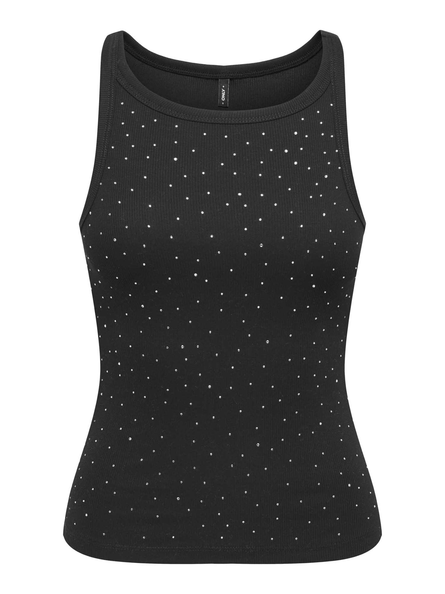 Canotta Filiz Life da donna nera con dettagli in strass