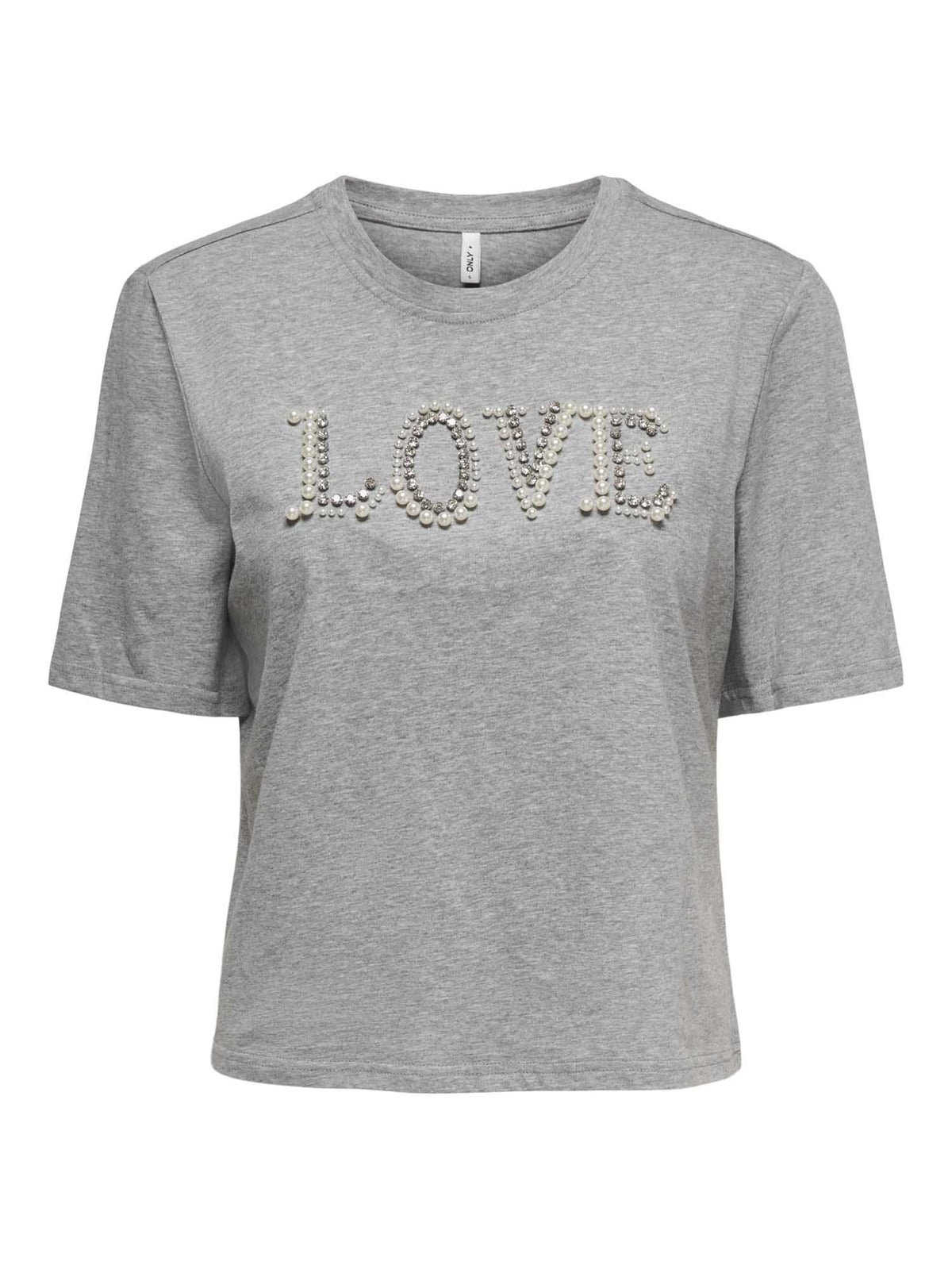 Only alice t-shirt da donna grigio