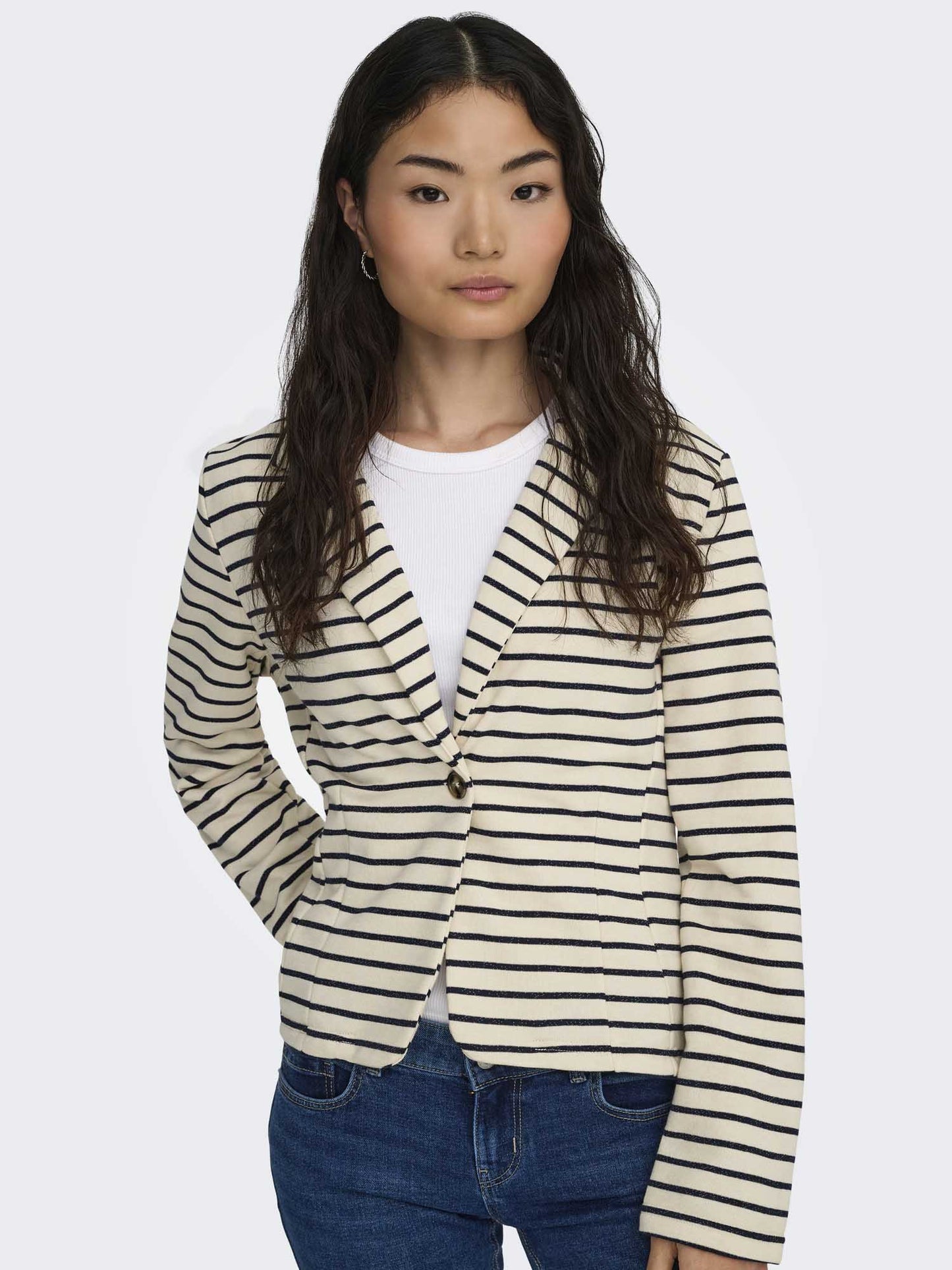 Only Blazer da donna beige elegante e versatile