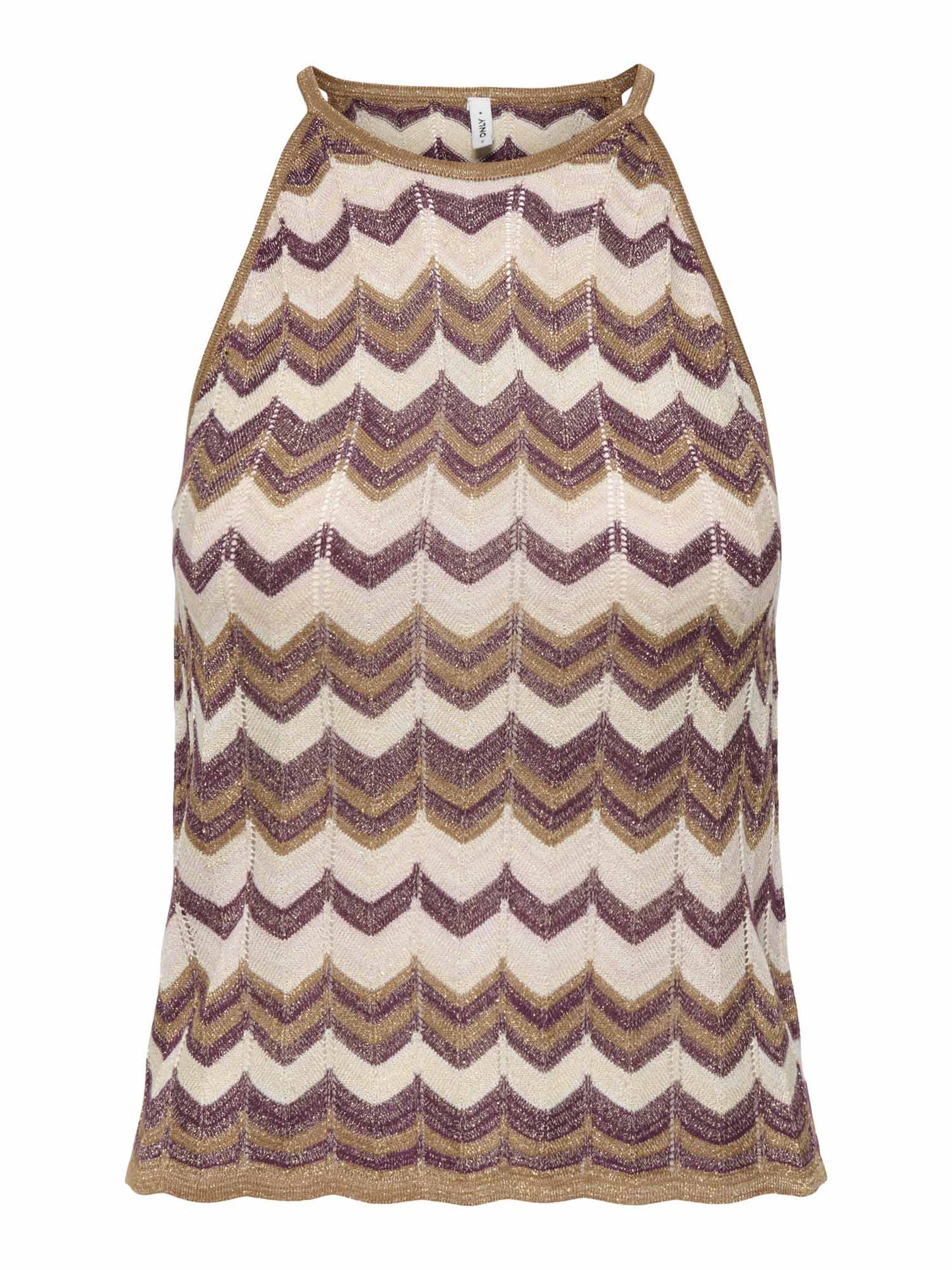 Only Aster Glitter, canotta donna bordeaux elegante