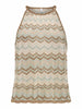 only-aster-glitter-canotta-donna-in-verde-elegante