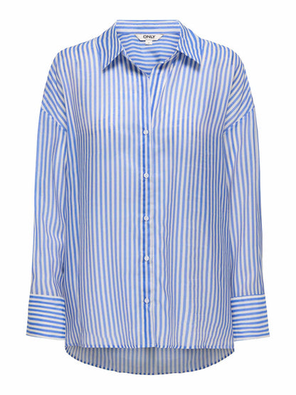 Camicia donna Only Oregon azzurra per primavera-estate