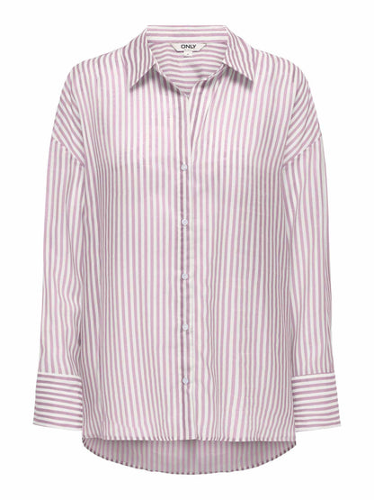 Camicia Only Oregon da donna rosa per primavera-estate