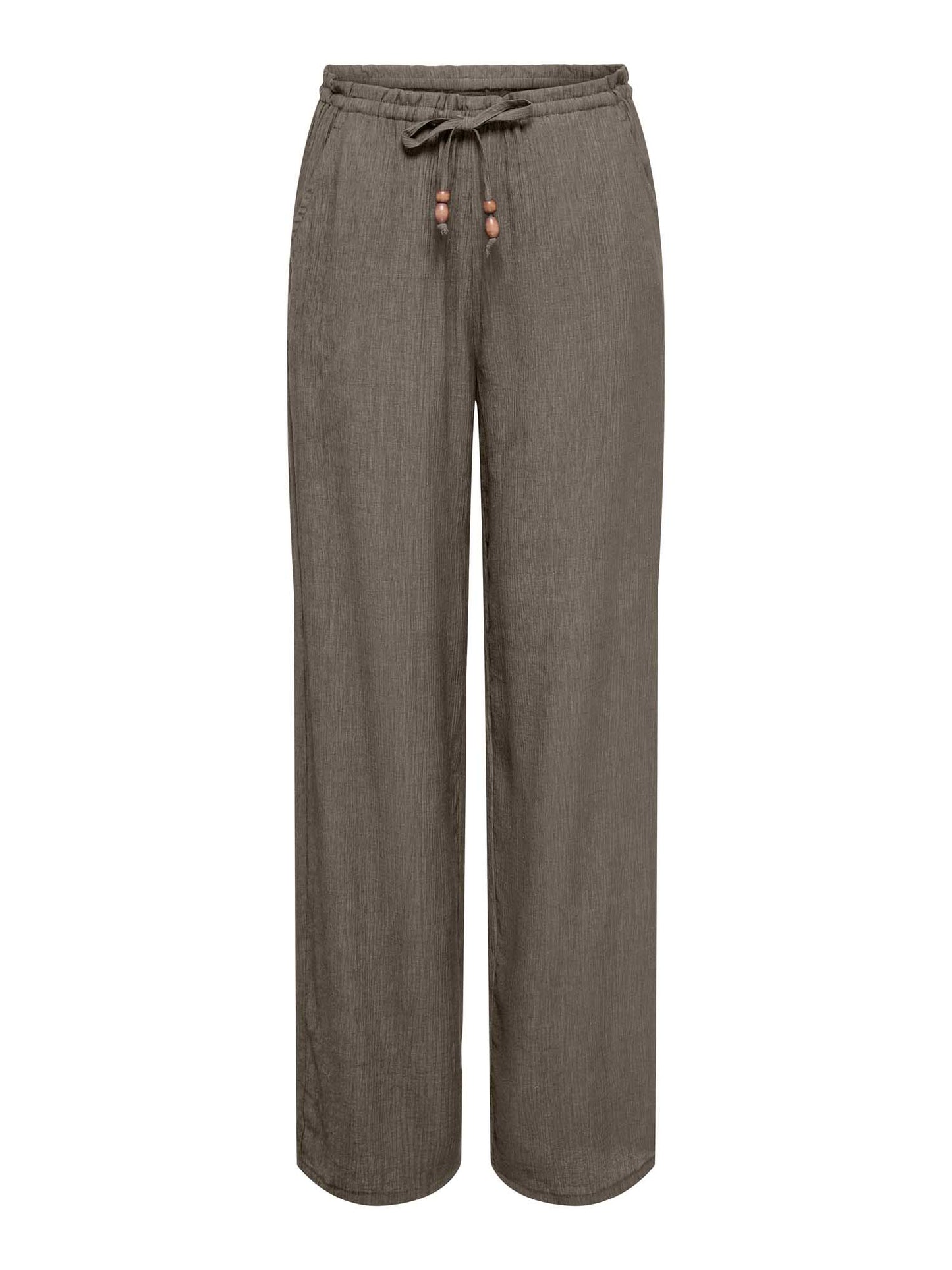 Pantaloni Only Nele donna in fango dal look versatile