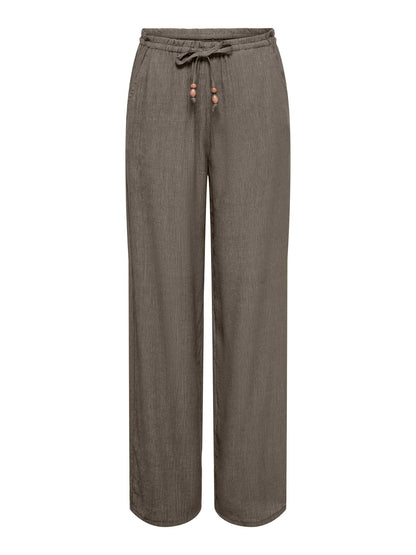 Pantaloni Only Nele donna in fango dal look versatile
