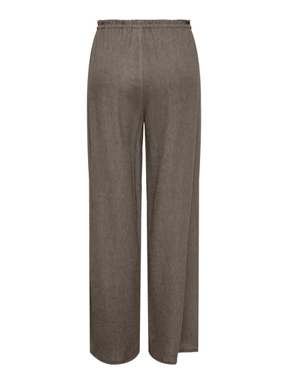 Pantaloni Only Nele donna in fango dal look versatile
