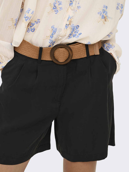 Shorts Only Ibiza da donna in nero per la primavera estate