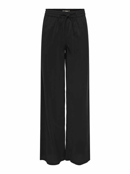 Only Ibiza, pantaloni donna neri eleganti e versatili