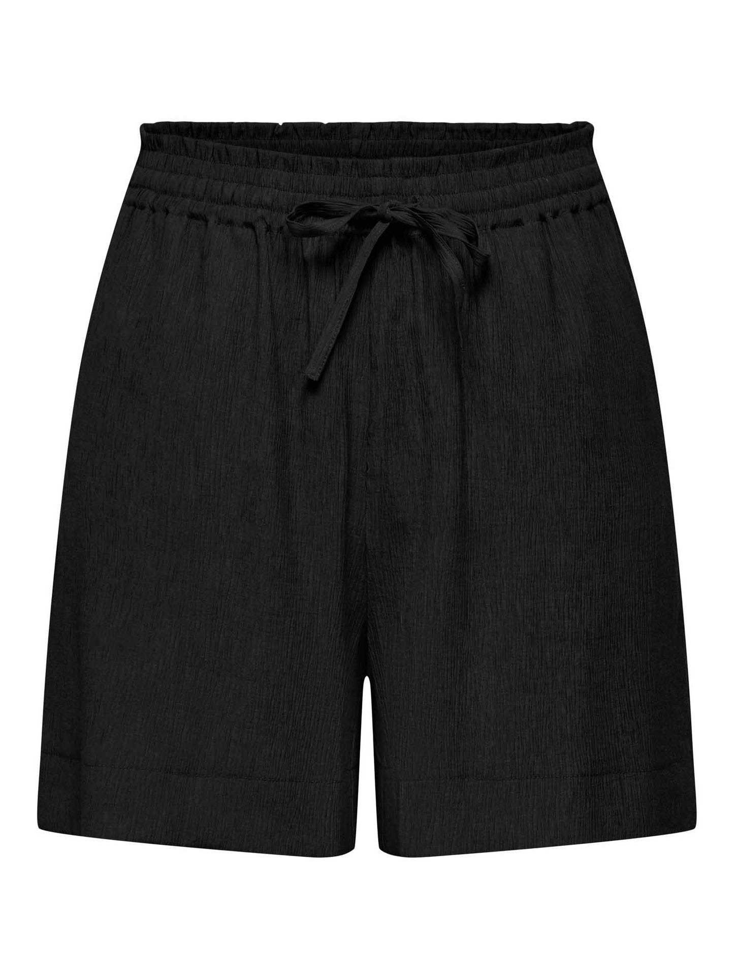 Shorts Only Nele in viscosa neri da Donna per la primavera-estate