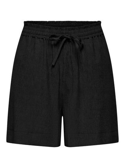 Shorts Only Nele in viscosa neri da Donna per la primavera-estate