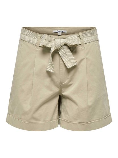 Shorts Only Azelea beige da donna