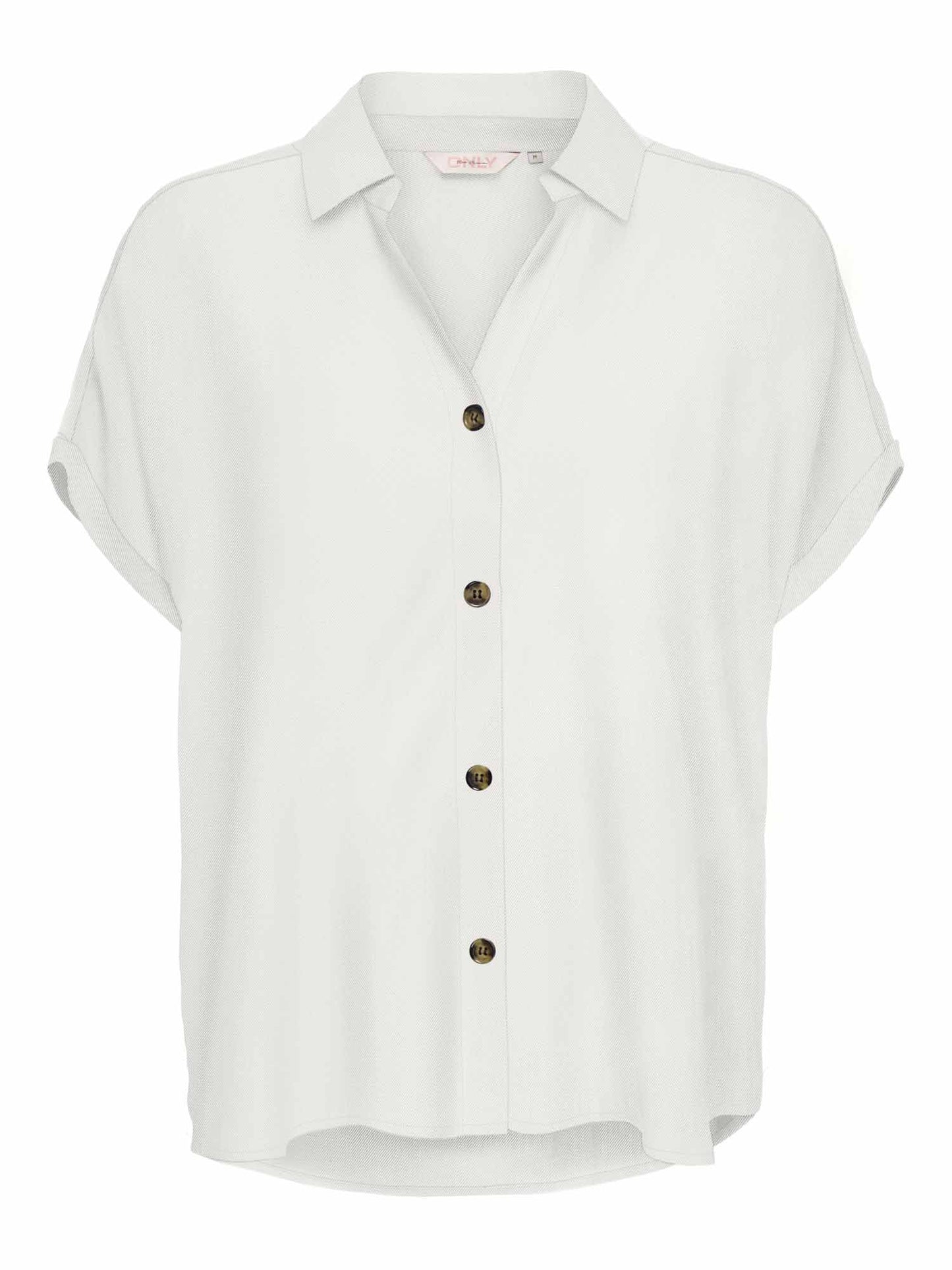 Camicia donna Only Gibsi color crema per primavera-estate