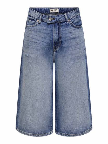 Bermuda Only Shiloh Wide da donna in denim