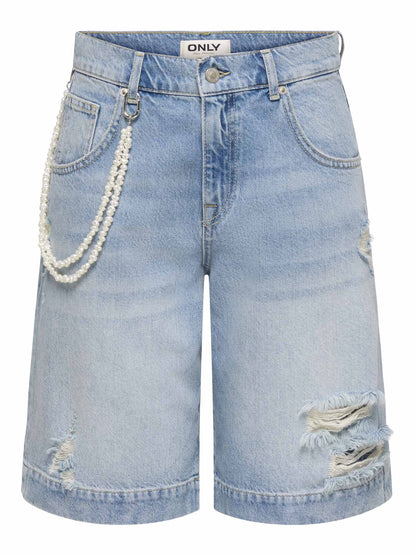 Shorts Only Mate Pearl da donna in denim