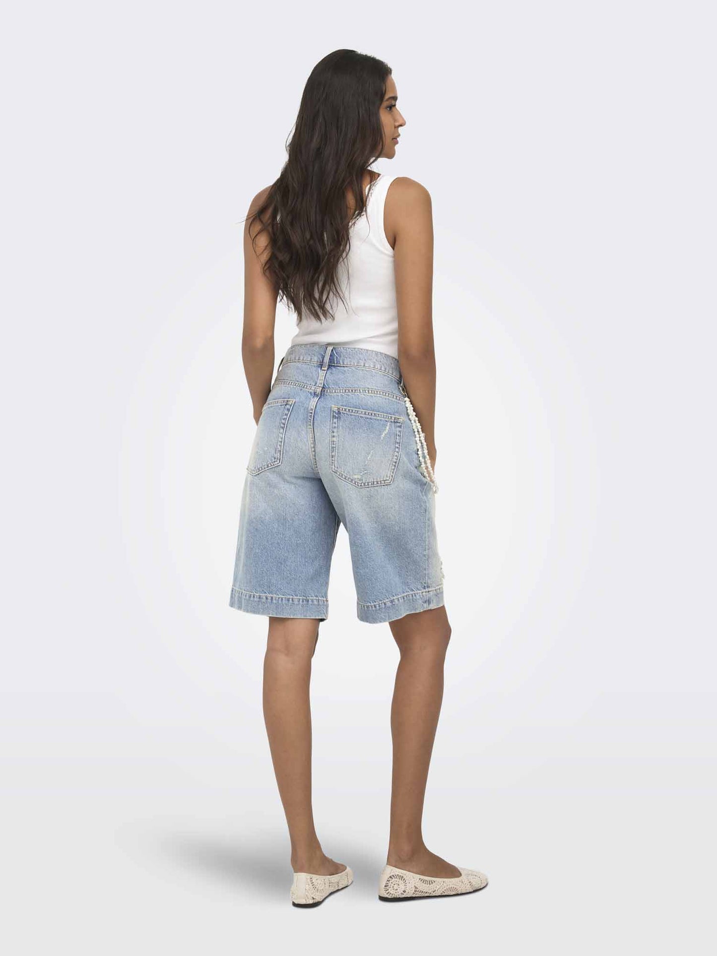Shorts Only Mate Pearl da donna in denim