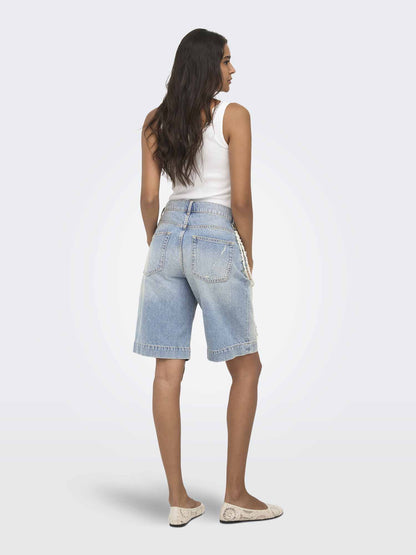 Shorts Only Mate Pearl da donna in denim