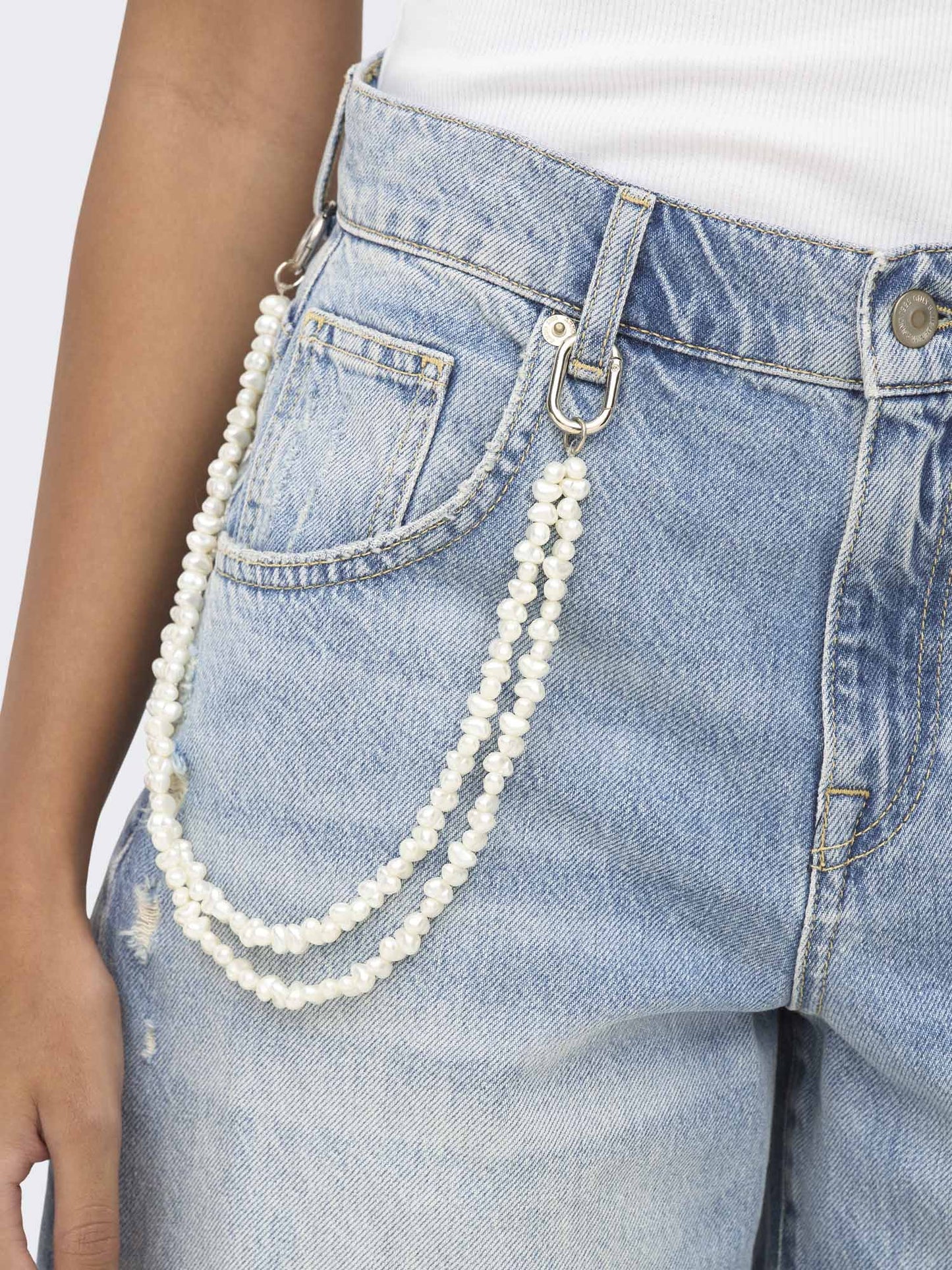 Shorts Only Mate Pearl da donna in denim