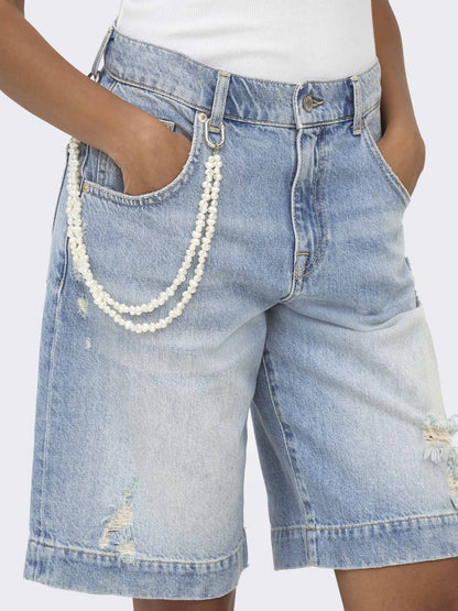 Shorts Only Mate Pearl da donna in denim