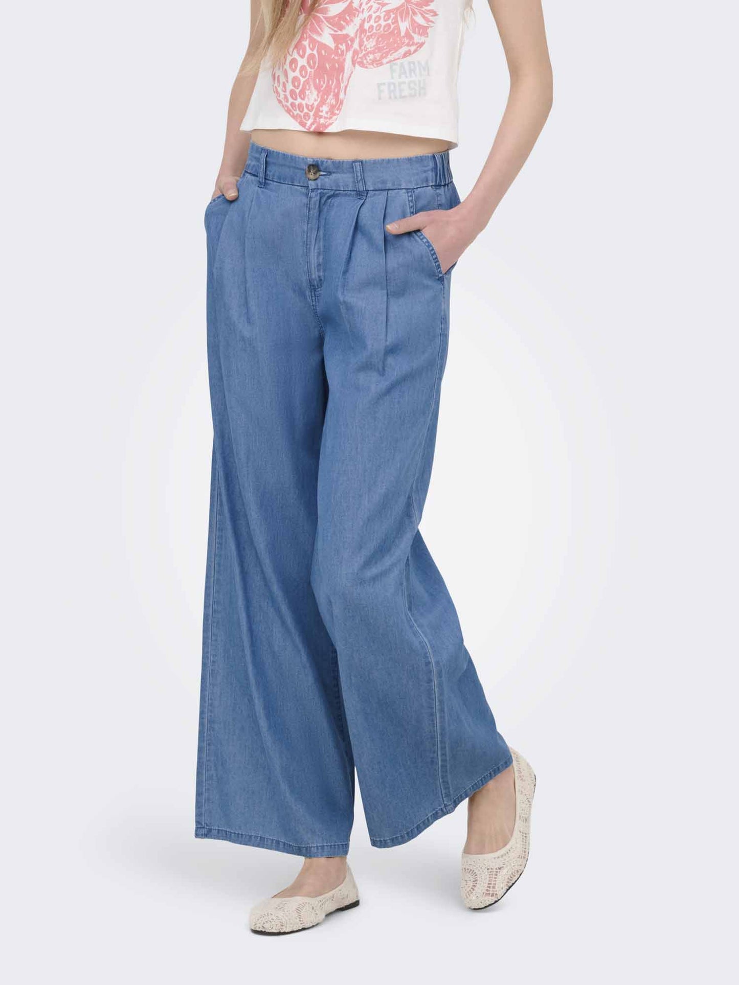 Jeans Only Bea da donna in denim medio