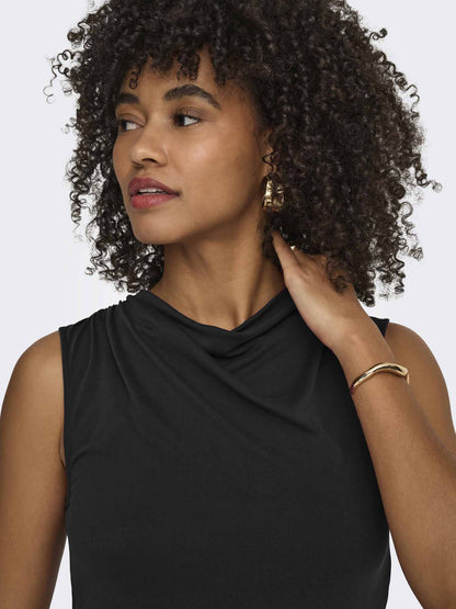 Only Hannah, t-shirt maniche corte donna nera