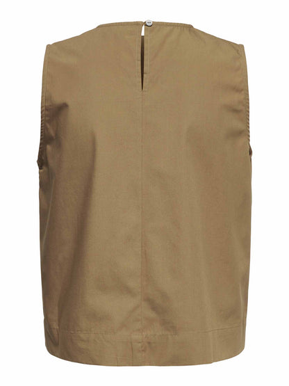 Only Rayi Top, canotta donna color marrone toast