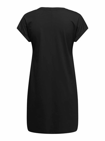 Only Bloom, vestito corto da donna nero per la primavera
