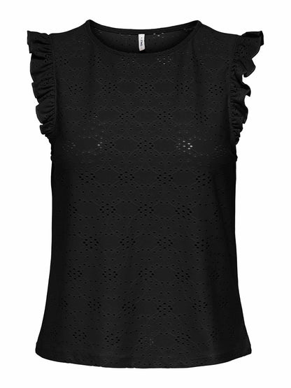 Only smilla top da donna nero