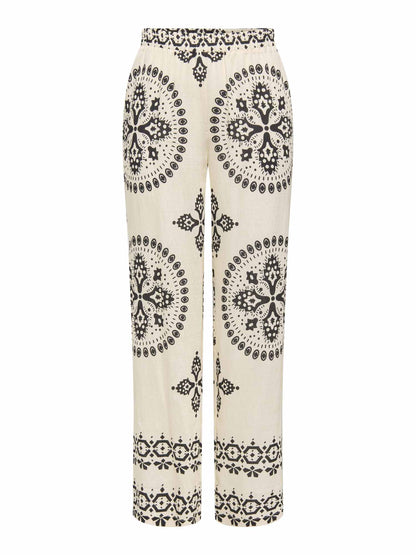 Pantaloni Only Izzy multicolore da donna per la primavera