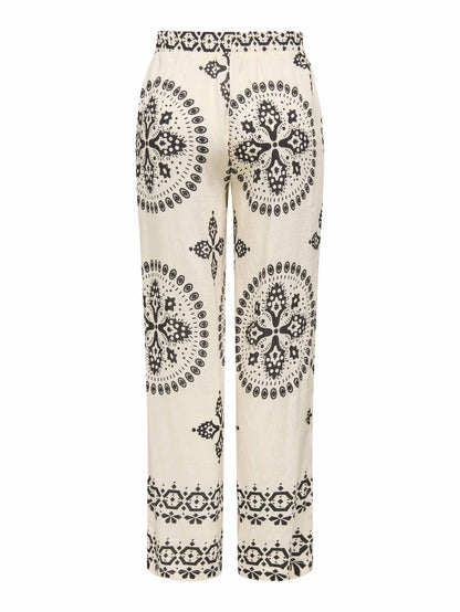 Pantaloni Only Izzy multicolore da donna per la primavera