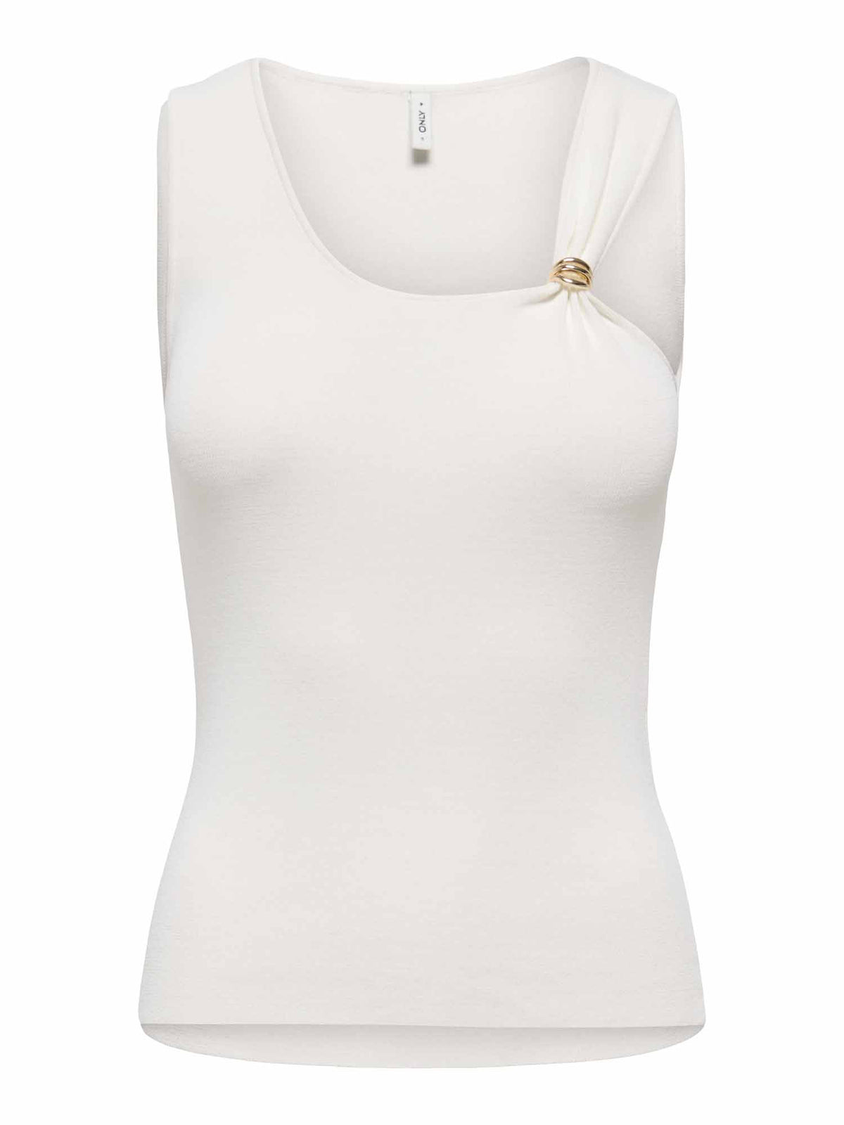 Only golden t-shirt da donna bianco