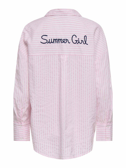 Only Quina Oregon, camicia donna multicolore primaverile