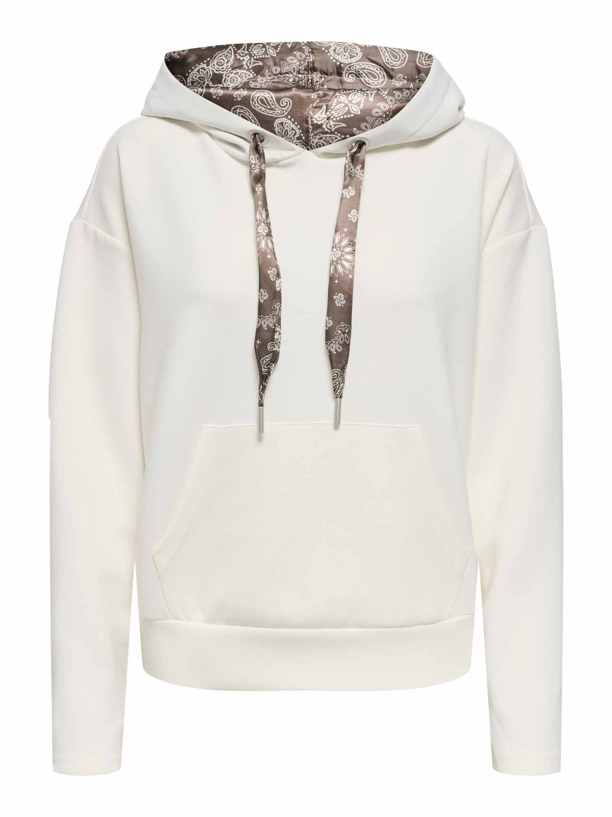 Only Scarlet Hoodie, felpa da donna panna