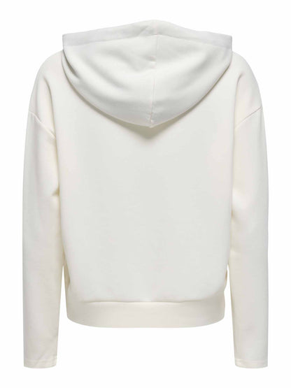 Only Scarlet Hoodie, felpa da donna panna