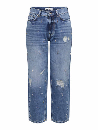 Jeans Only Picca Cropped da donna in denim