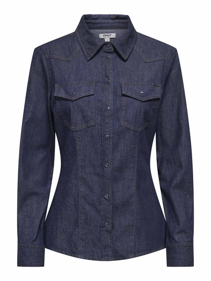 Only Olivia, camicia da donna denim