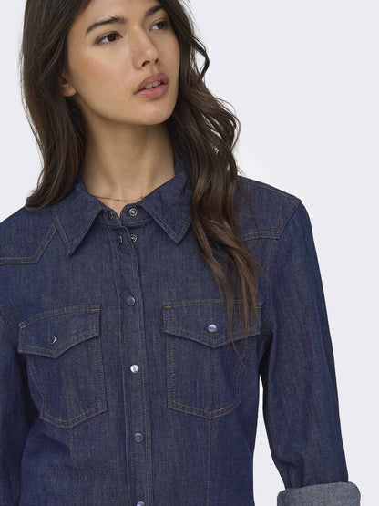 Only Olivia, camicia da donna denim