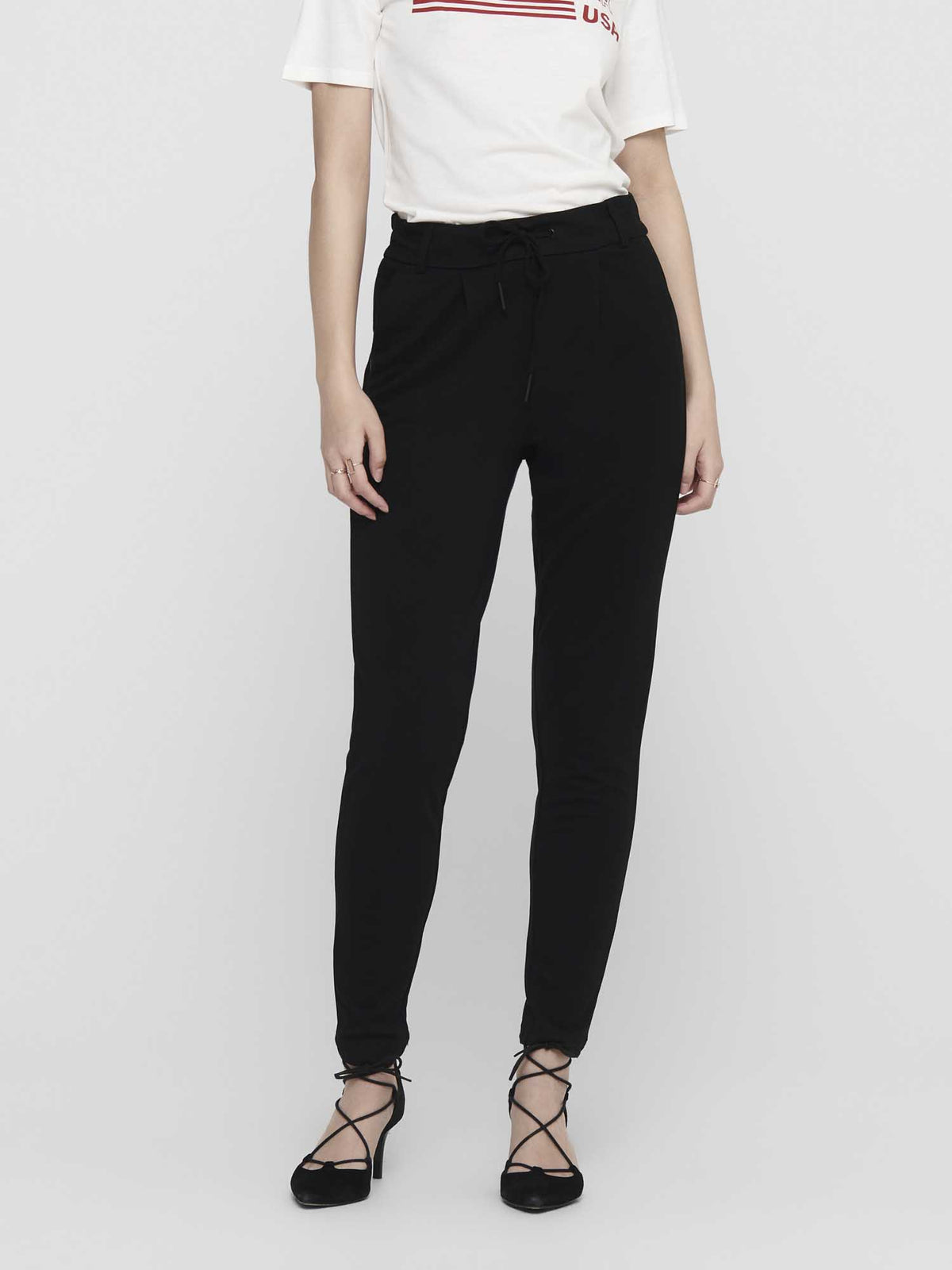 Only poptrash pantalone da donna nero