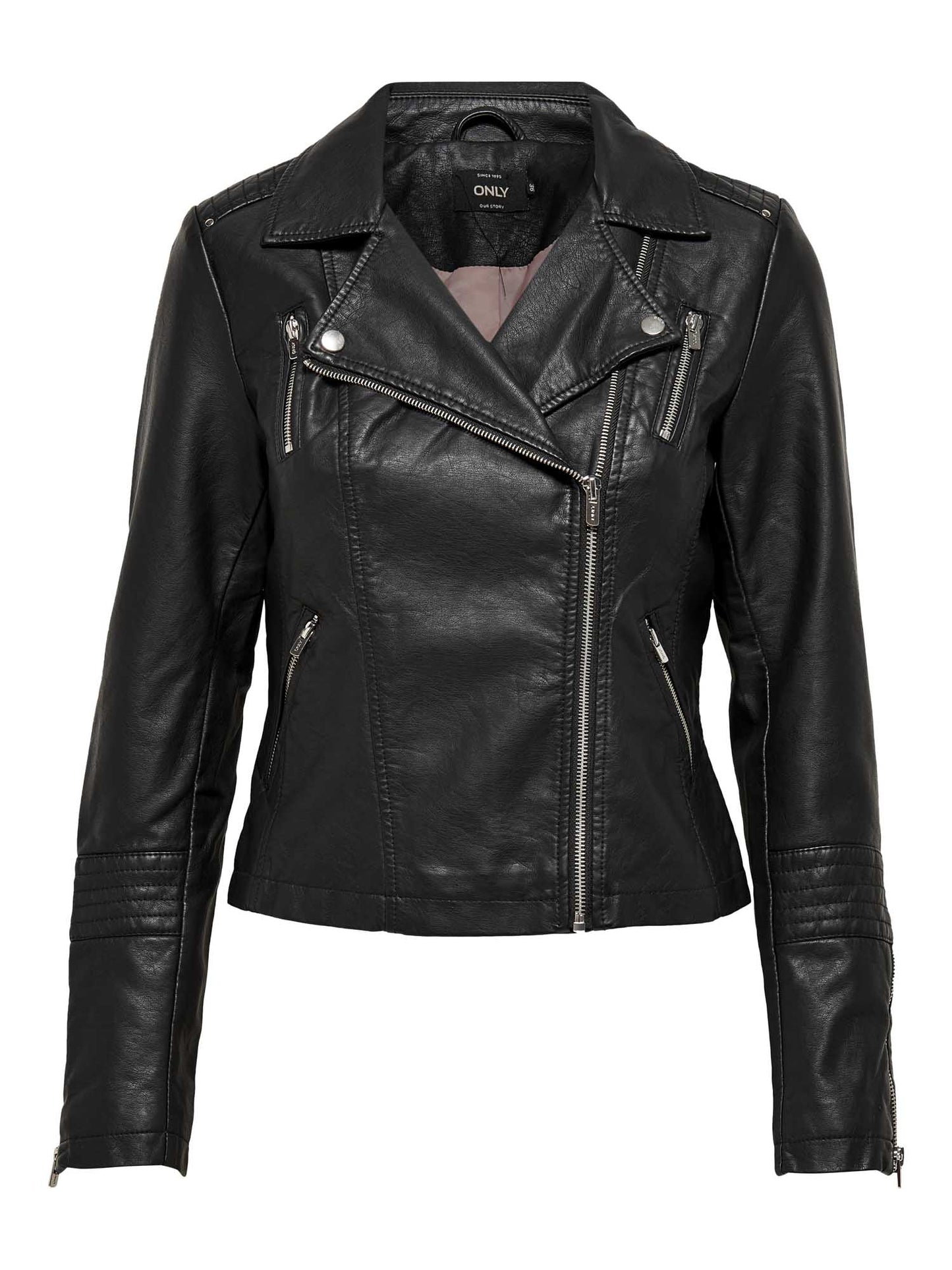 GIACCA BIKER GEMMA ONLY NOOS DA DONNA NERO