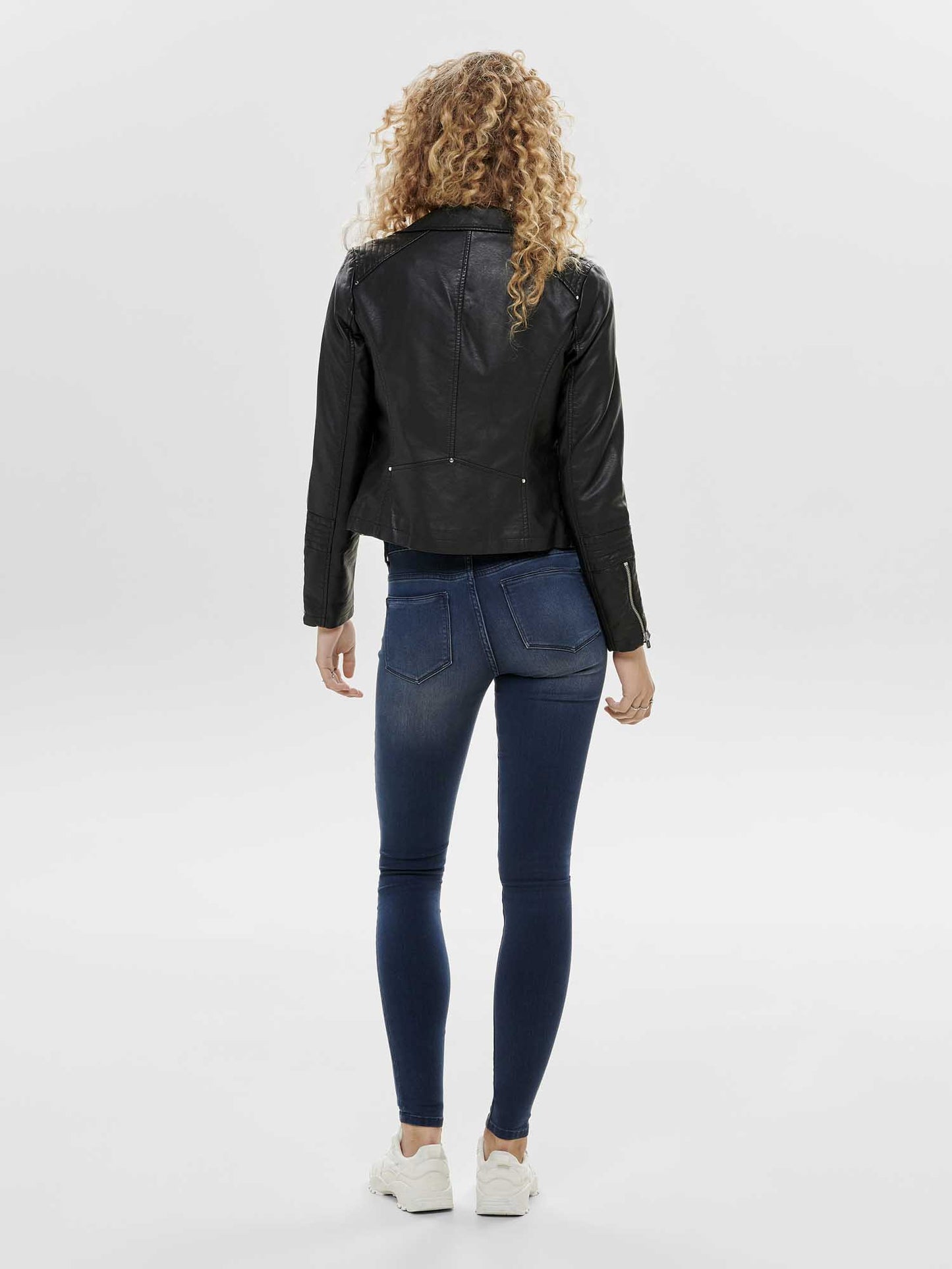 GIACCA BIKER GEMMA ONLY NOOS DA DONNA NERO