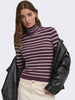 only-karol-roll-maglia-da-donna-bordeaux