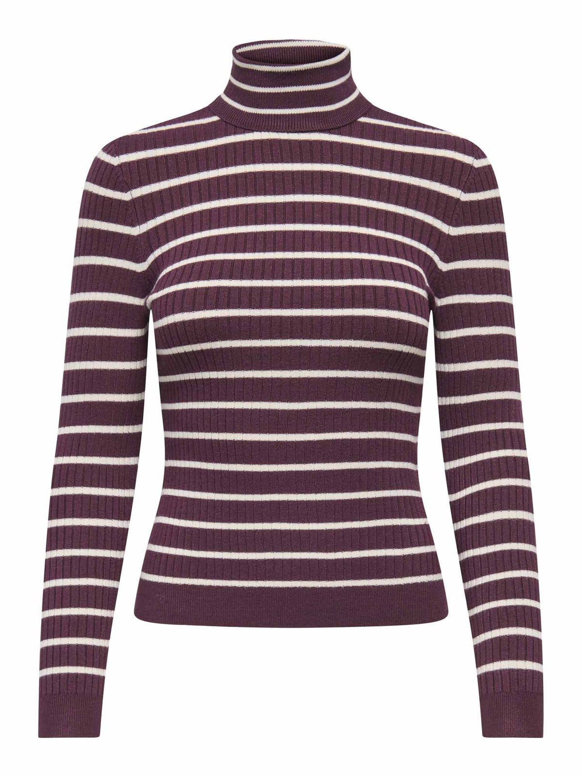 Only Karol Roll, maglia da donna bordeaux