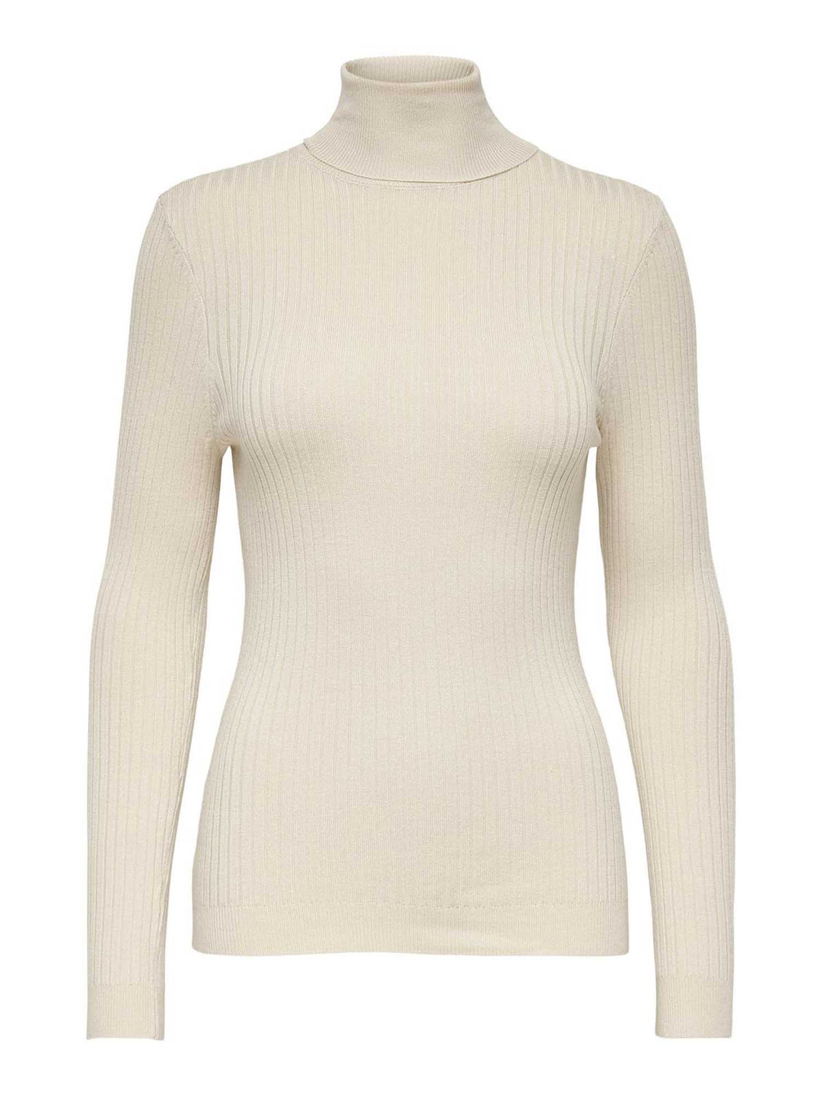 Only karol roll maglia da donna beige