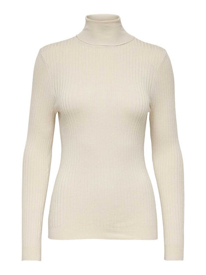 Only karol roll maglia da donna beige
