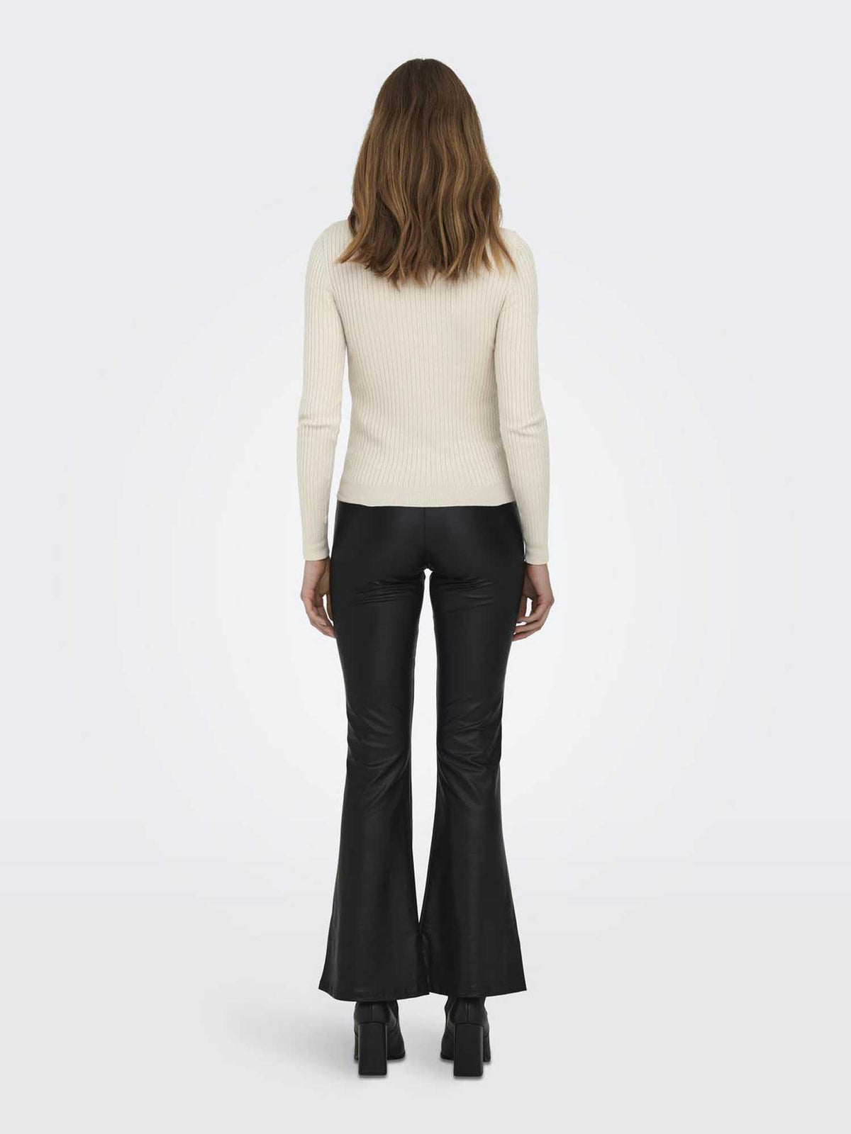 Only karol roll maglia da donna beige